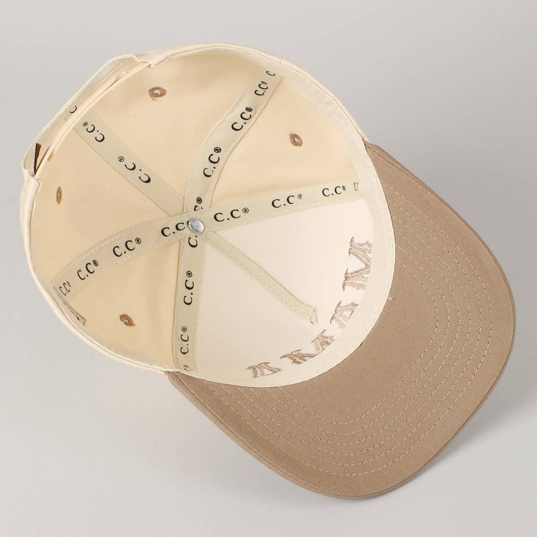 MAMA Typographic Design Embroidery Baseball Cap