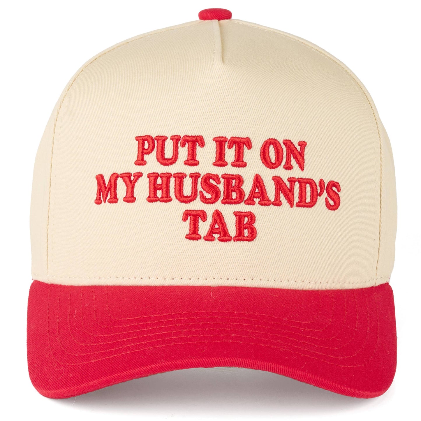Hana - C.C PUT IT ON MY HUSBAND'S TAB Letter Trucker Hat
