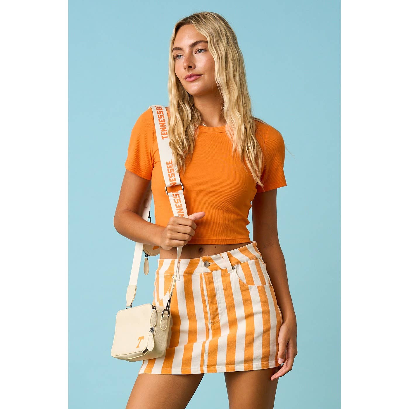 mittoshop - GAME DAY STRIPED MINI SKORT