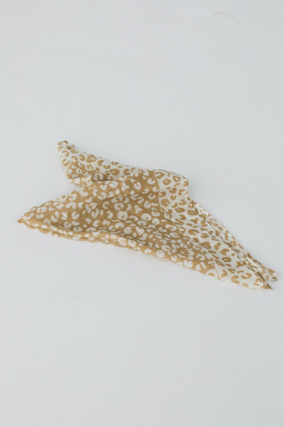 Pebble Coast Animal Print Scarf - Mustard