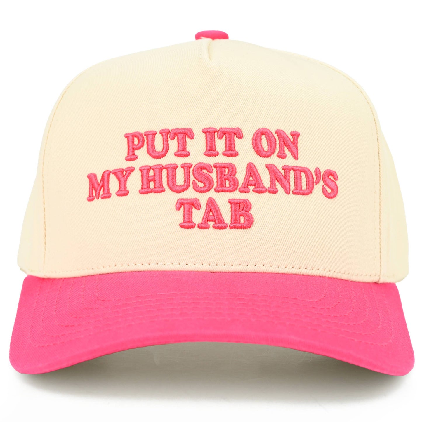 Hana - C.C PUT IT ON MY HUSBAND'S TAB Letter Trucker Hat