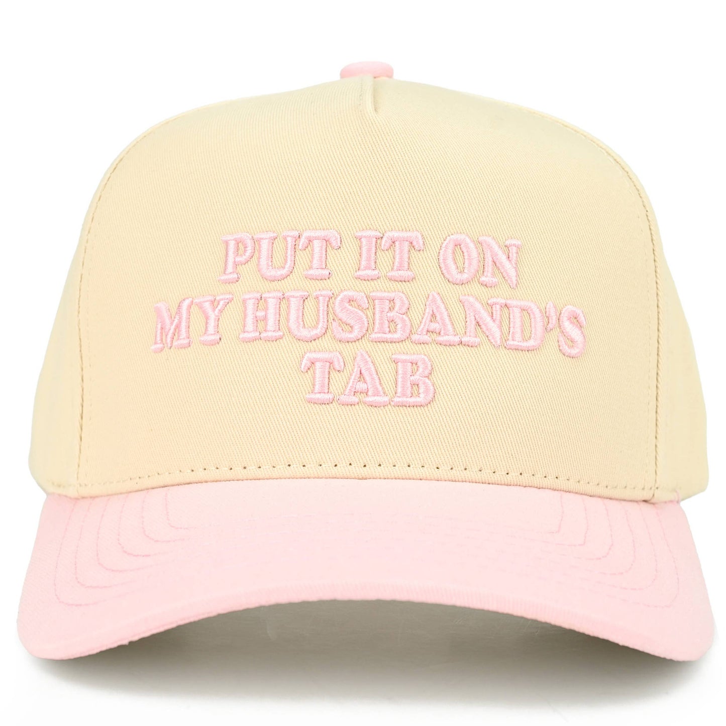 Hana - C.C PUT IT ON MY HUSBAND'S TAB Letter Trucker Hat