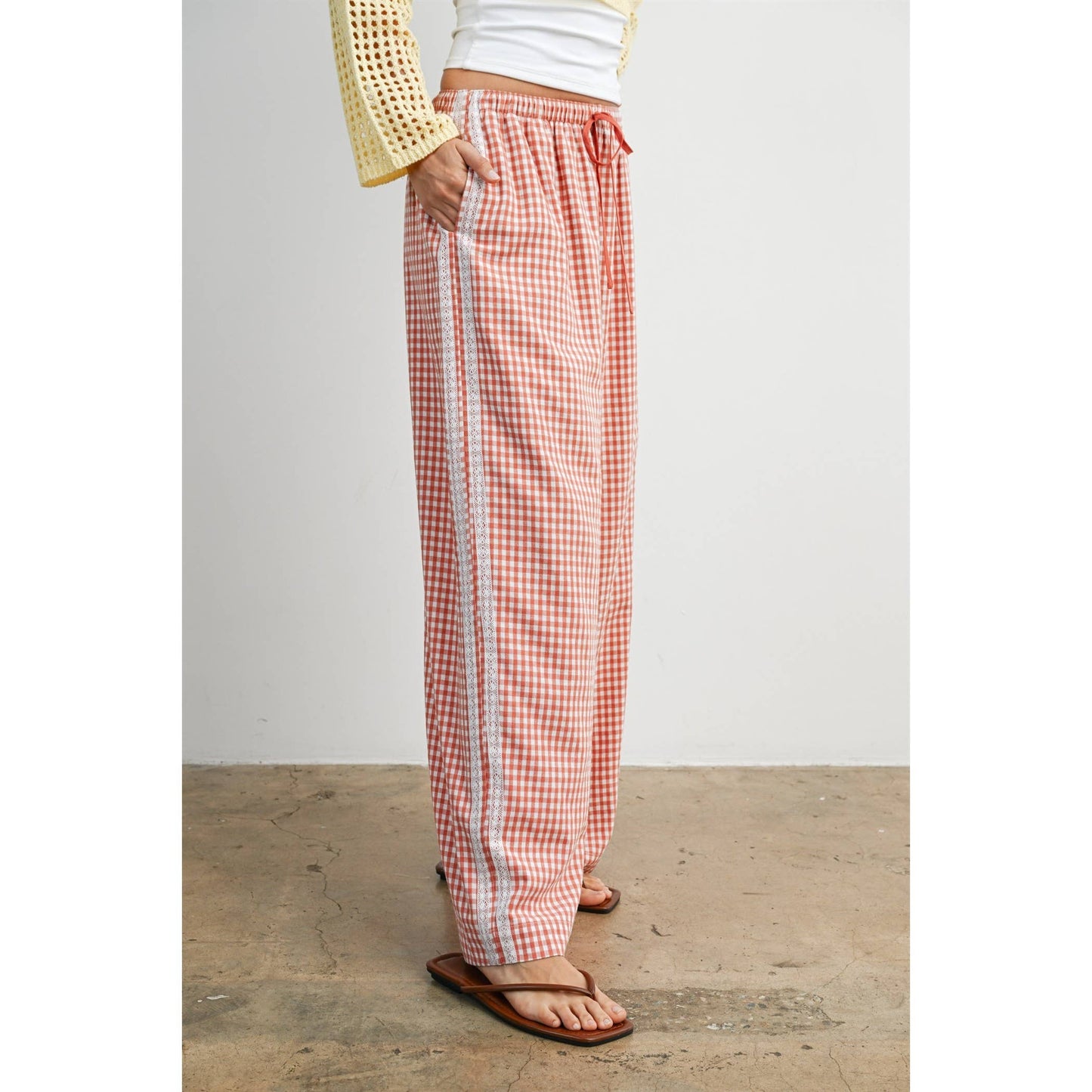Wide-Leg  Pants
