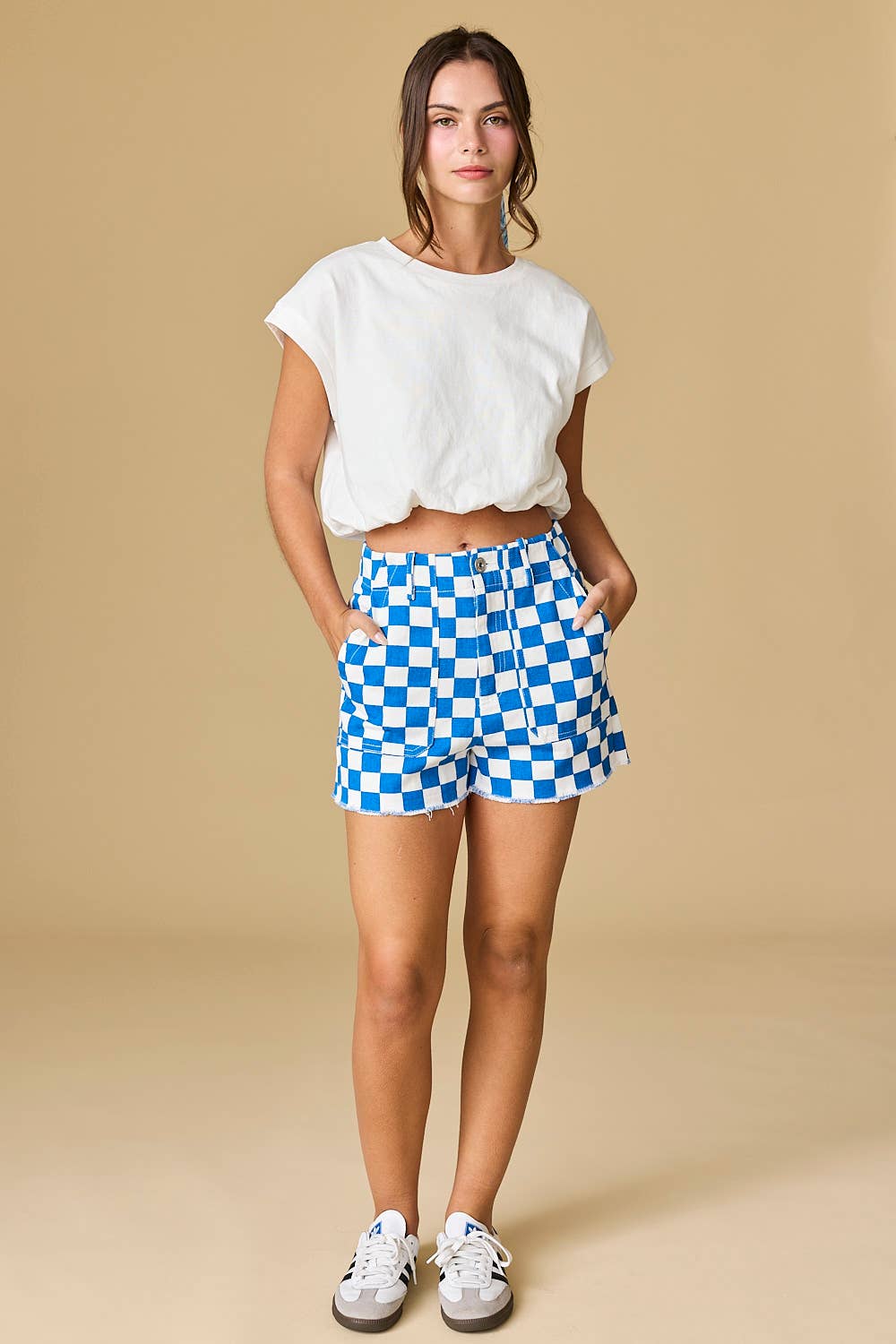Papermoon - PP12128-1 - COLLEEN DENIM SHORTS