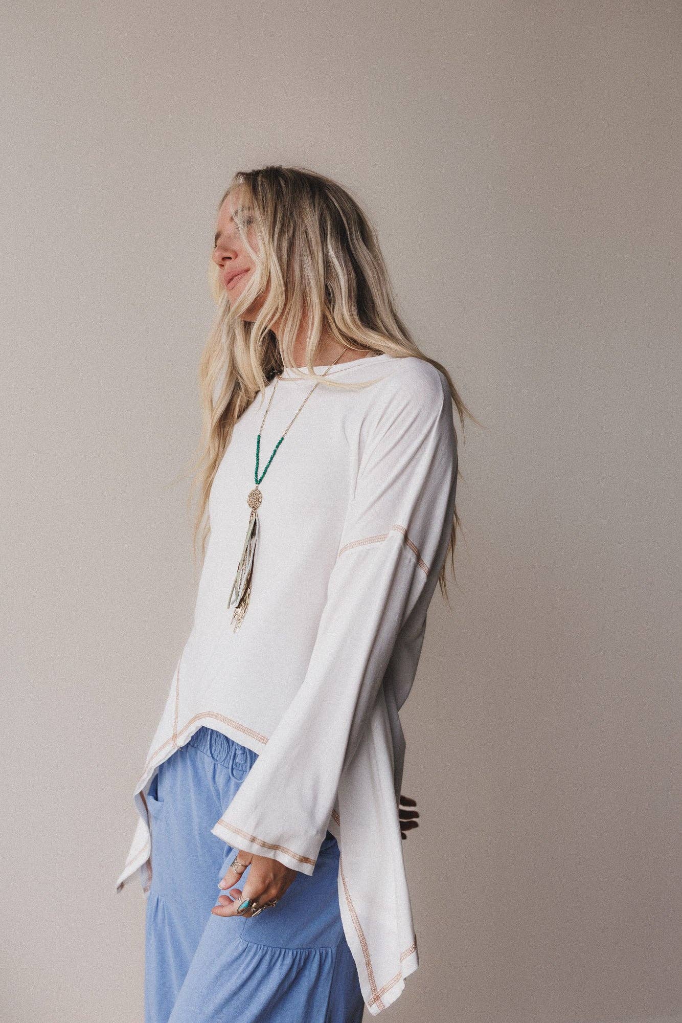 Three Bird Nest - Soft Intentions Top - Off White