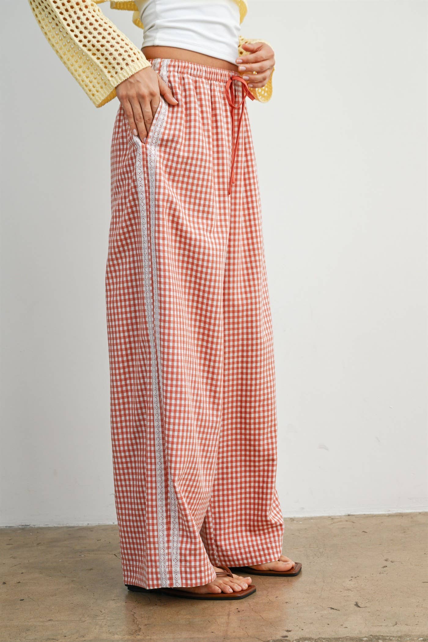 Wide-Leg  Pants