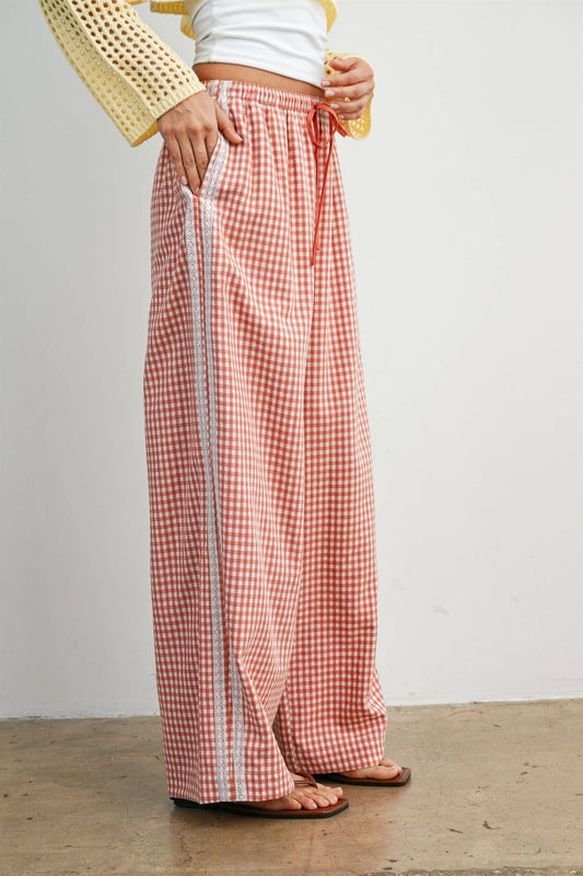 Wide-Leg  Pants
