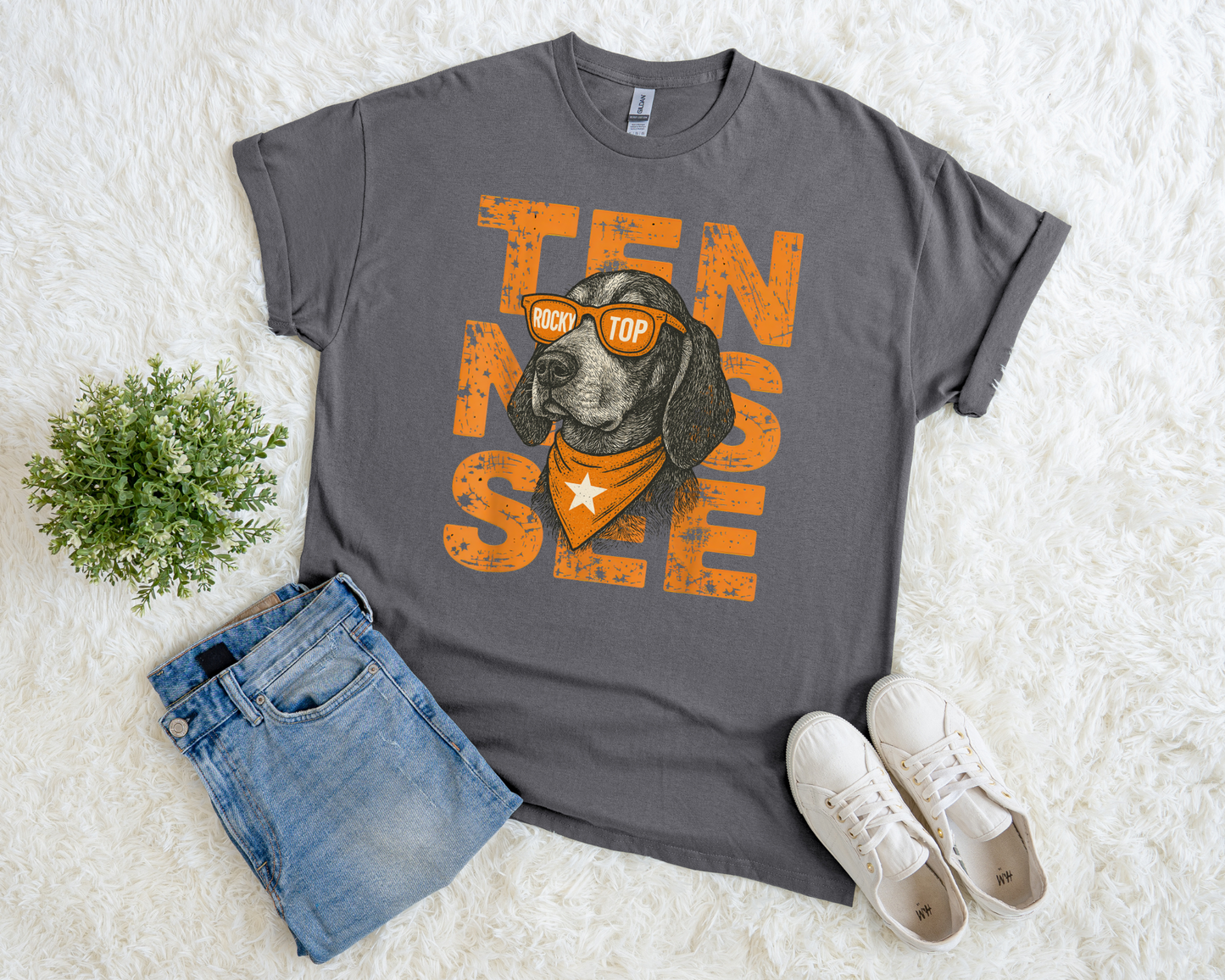 Pressed in Chaos - Tennessee Rocky Top Graphic Tee – Vols Smokey Tee