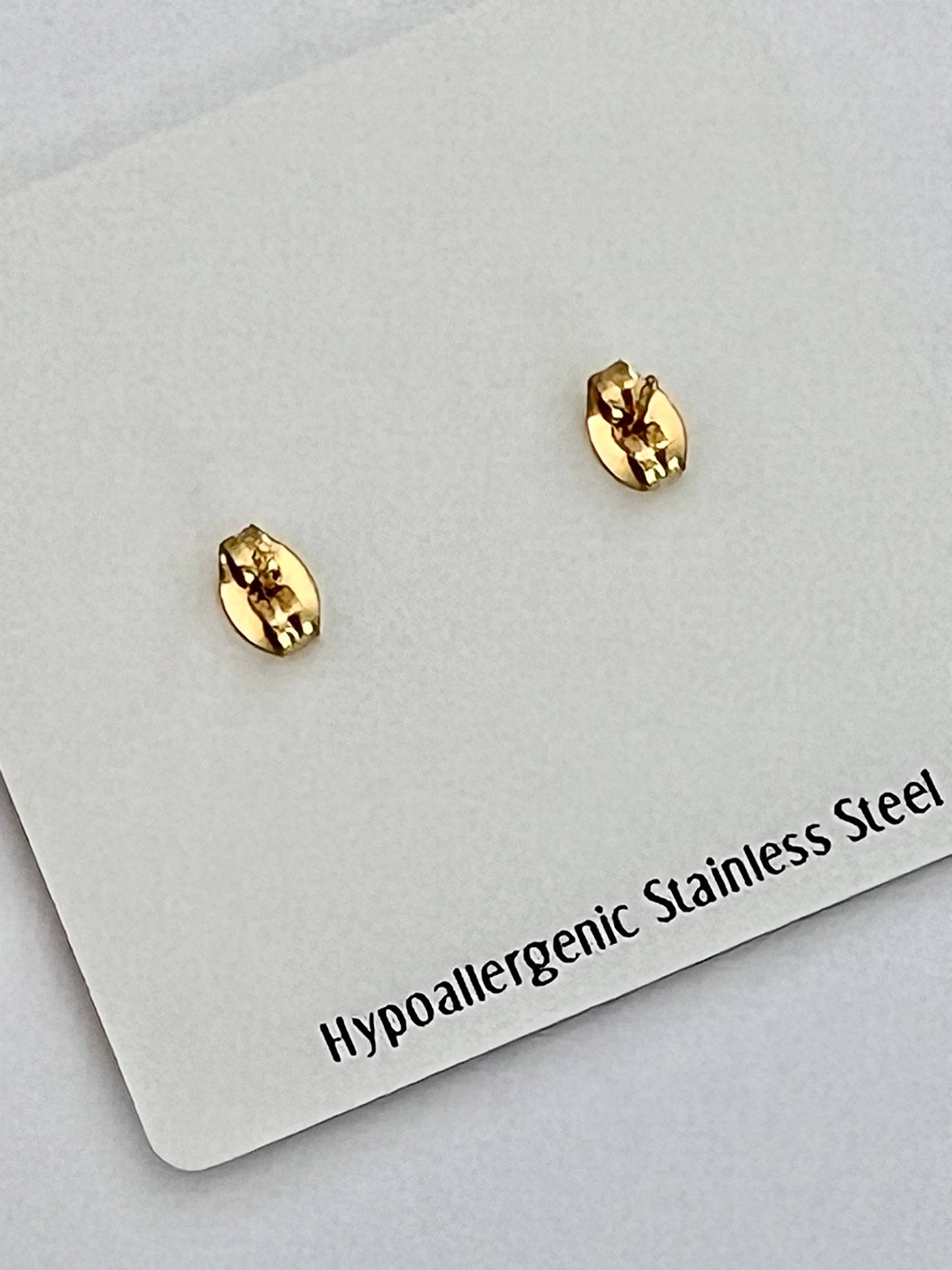 Steele Sloan Designs - Go Vols Cute Game Day Gold Stud Earrings, Tennessee Gameday