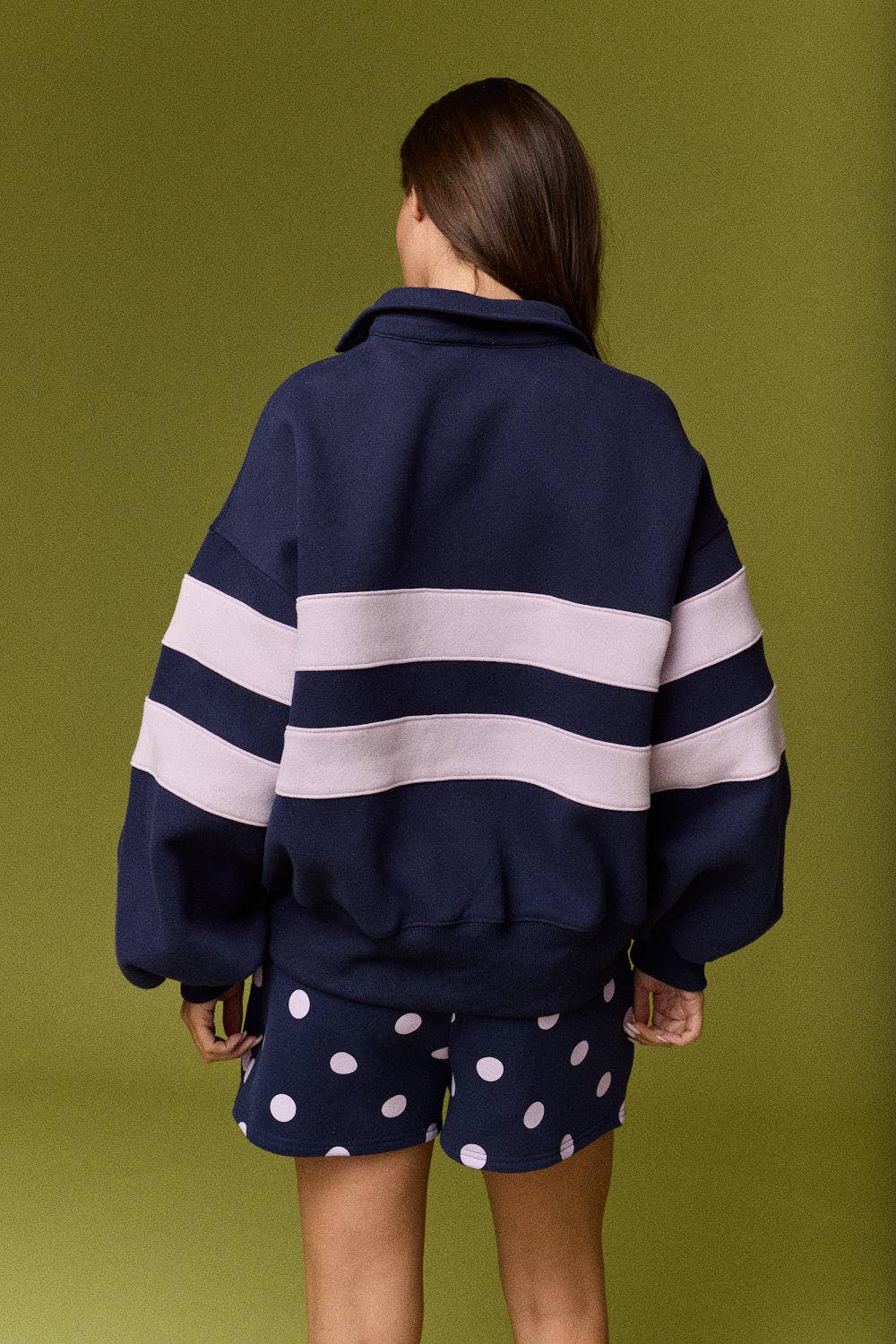 Lottie Stripe Rugby Pullover