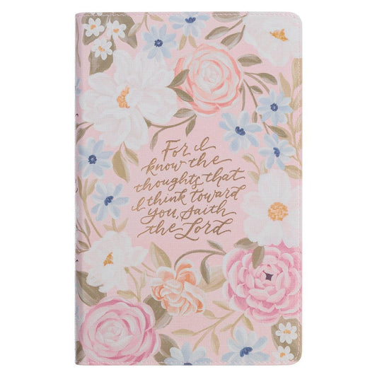 Christian Art Gifts - KJV Bible Giant Print Standard-size Faux Leather FloralPrint