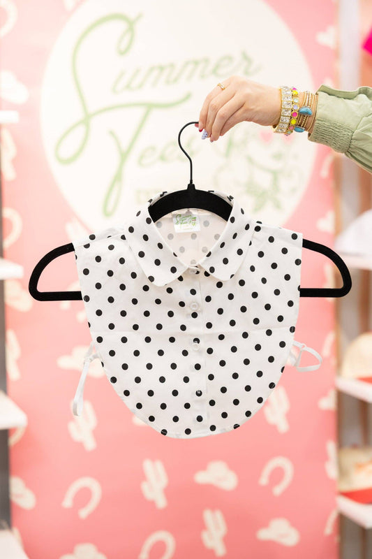 Summer Tees - POLKA DOT COLLAR