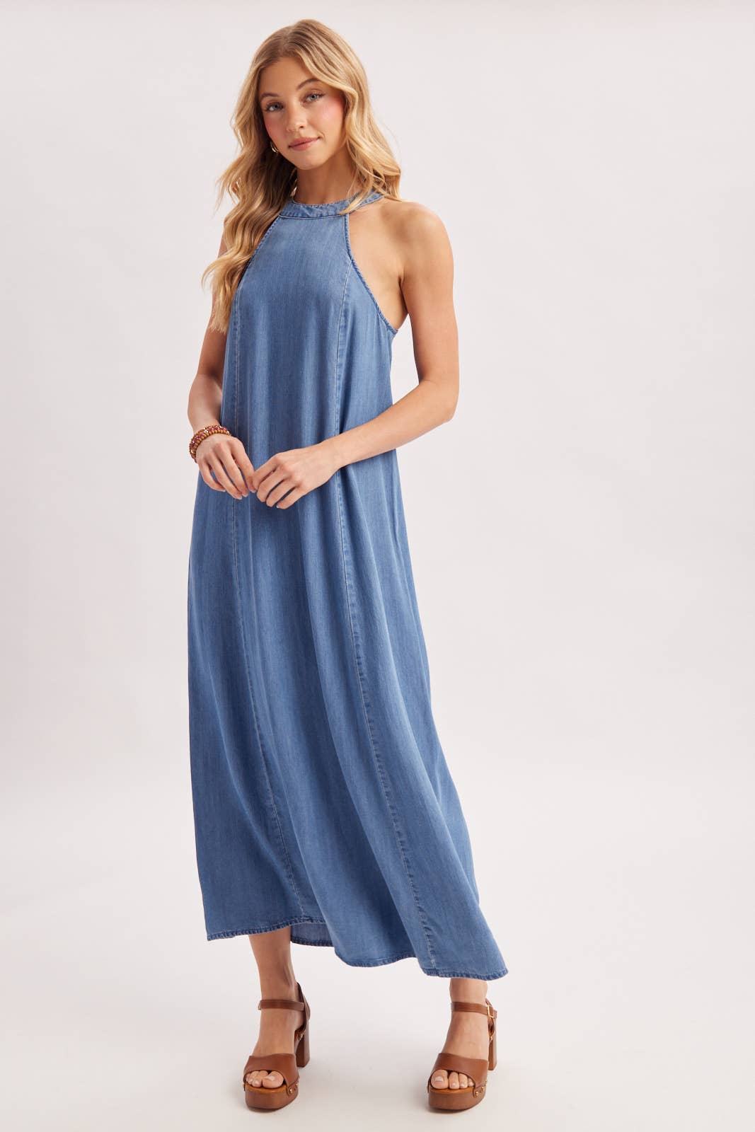 HALTER MAXI DRESS D03122