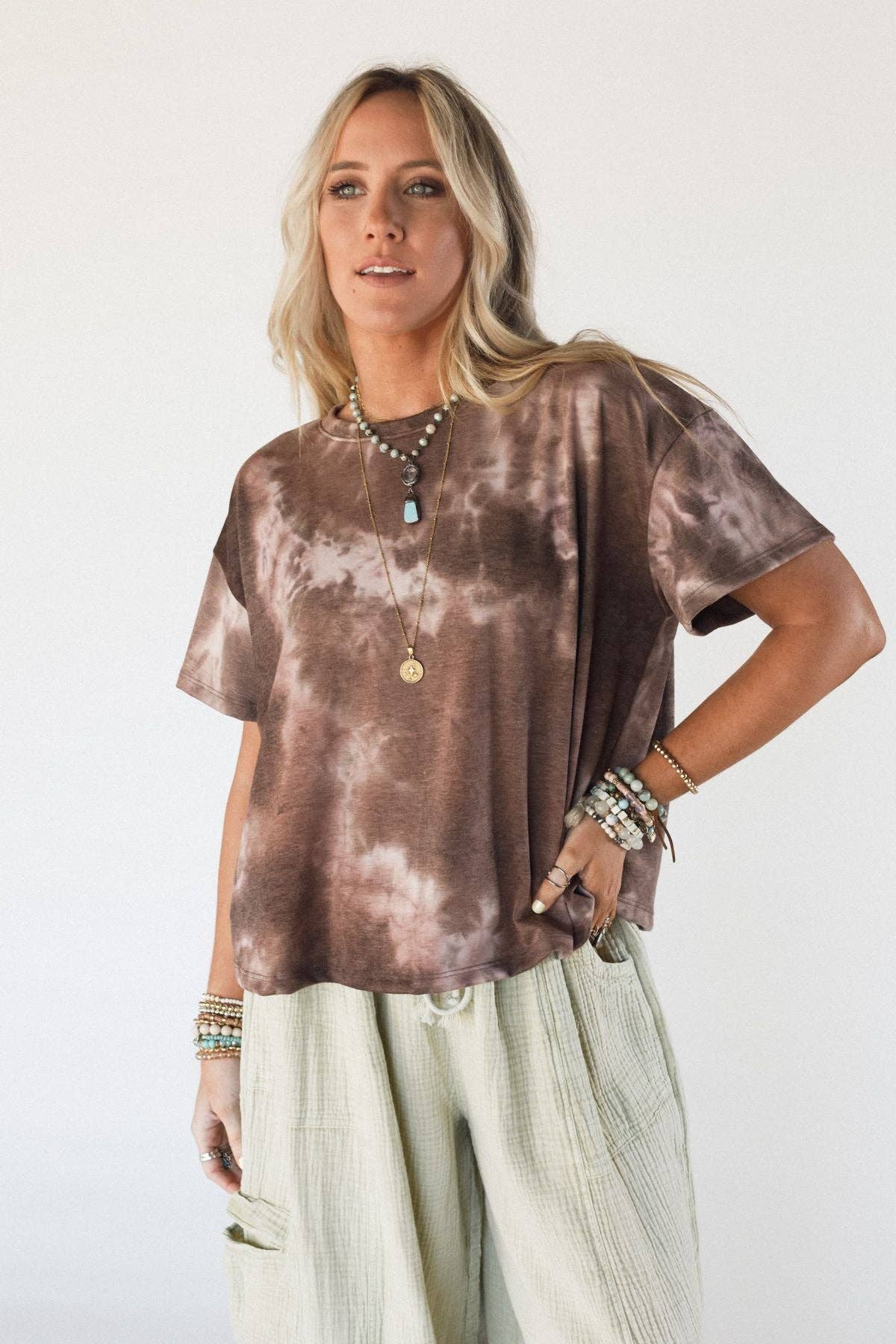 Serene Sky Top - Chocolate