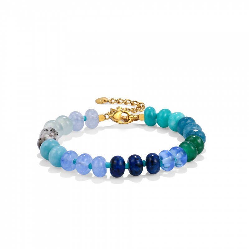 JOSSLYN by wall to wall - BOHO RESIN BEADED BRACELET | 40B5247