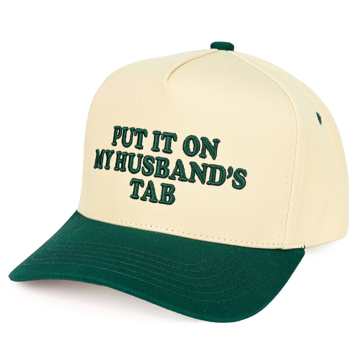 Hana - C.C PUT IT ON MY HUSBAND'S TAB Letter Trucker Hat