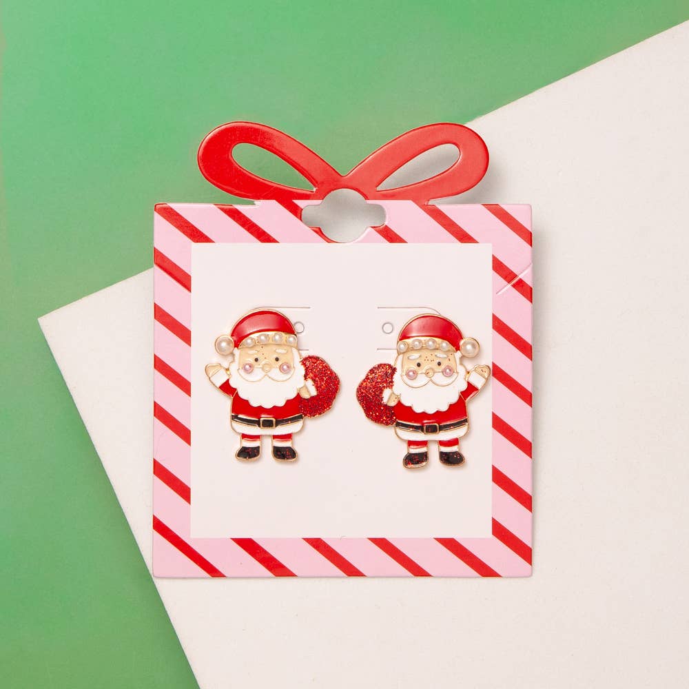 SP Sophia Collection - Santa Claus Earrings